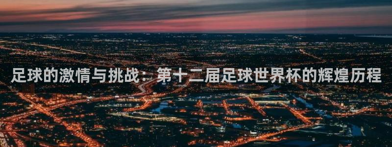 足球的激情与挑战：第十二届足球世界杯的辉煌历程